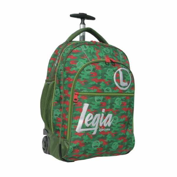 Plecak szkolny na kółkach Legia Warszawa