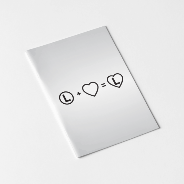 Zeszyt serce w kratkę 64k.