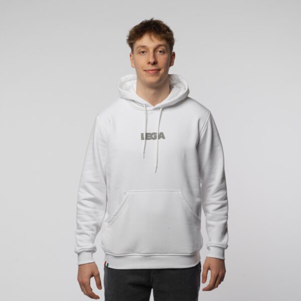 Biała bluza Hoodie z kapturem LEGIA