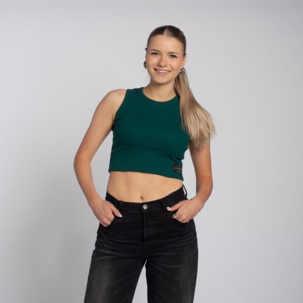 Zielony crop top Legia 1916