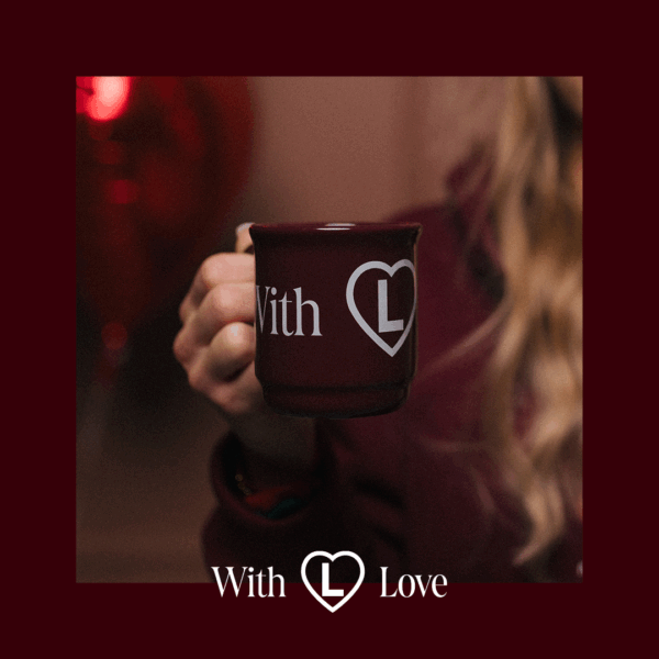 Zestaw dwóch kubków With Love