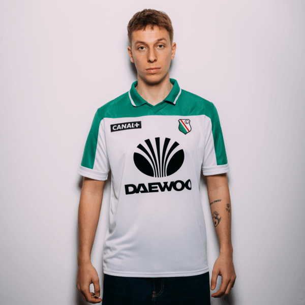 Biała koszulka Retro z sezonu 2000/2001