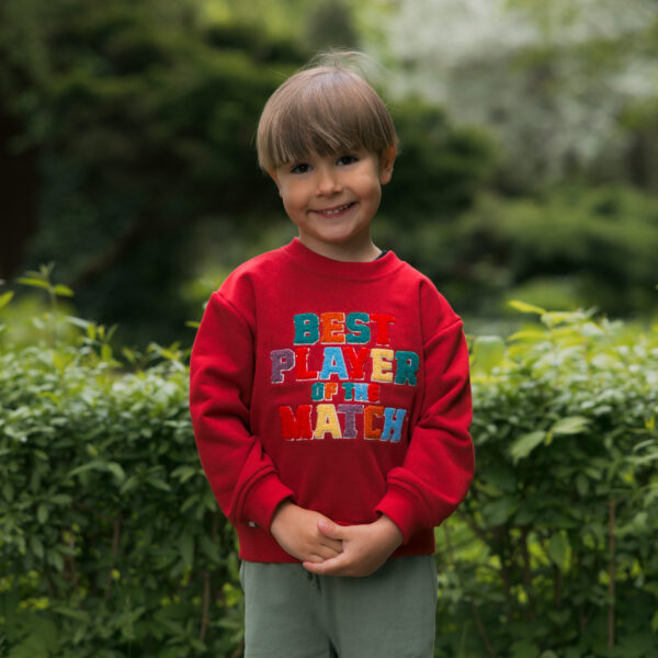 Czerwona bluza BEST PLAYER OF THE MATCH