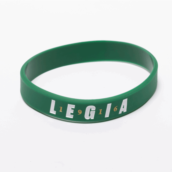 Zielona opaska silikonowa LEGIA 1916