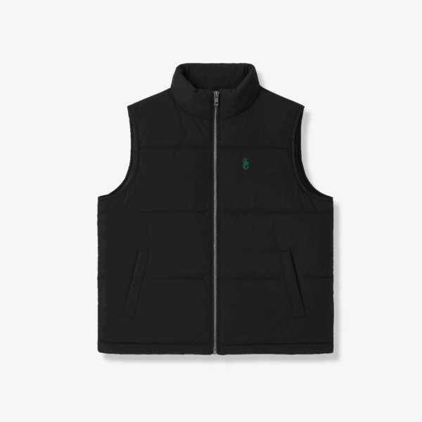 Czarny Bezrękawnik Z Haftem Syrenki