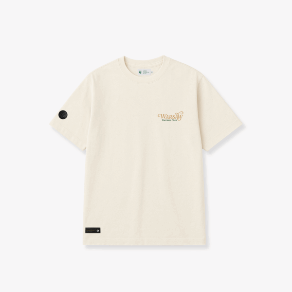 Koszulka off-white Warsaw Football Club z Syrenką