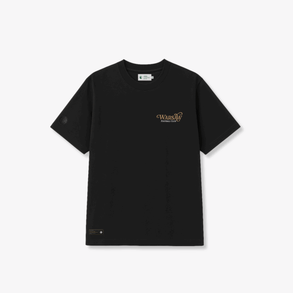 Czarna koszulka Warsaw Football Club 1916