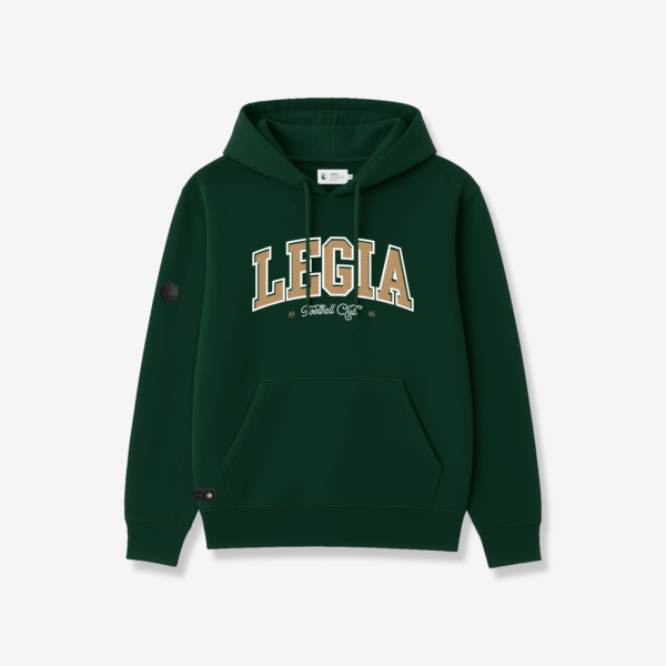 Zielona Bluza Hoodie Legia Warszawa