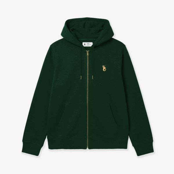 Zielona Bluza Rozpinana z Kapturem – Złota Syrenka