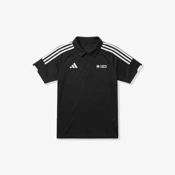 Czarna juniorska koszulka polo adidas Legia Golf Club - HS3586