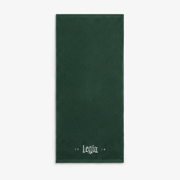 Zielony duży ręcznik Legia Warszawa 1916 - 70x140