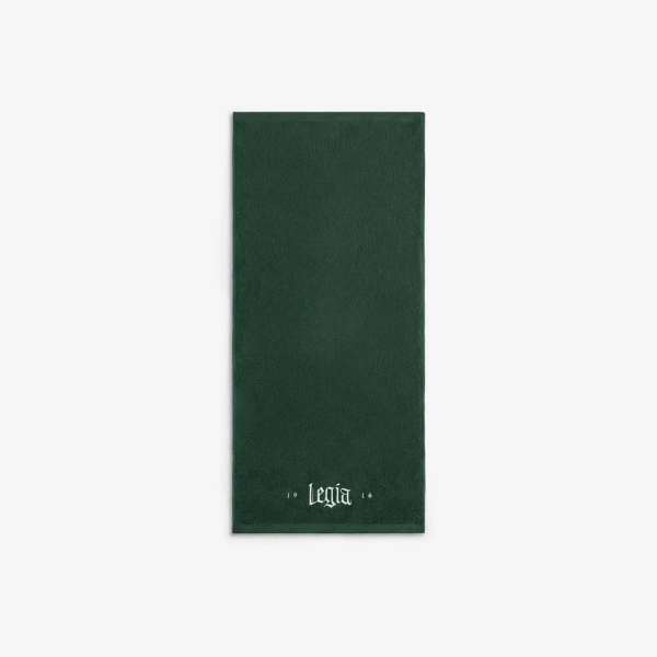 Zielony mały ręcznik Legia Warszawa 1916 - 50x100